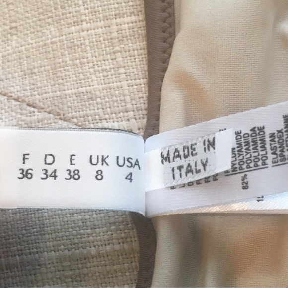 La Perla Mosaico Sequins Light Brown Triangle Bikini Top & Bottom Sz 4 US $545 - Picture 12 of 16